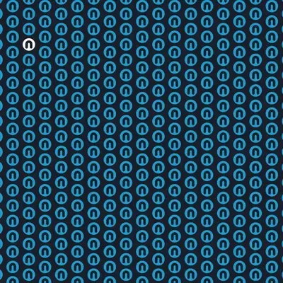 Blue Chain Pattern custom photo booth backdrop, design PB-C027