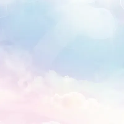 Pastel Clouds custom photo booth backdrop, design PB-C074