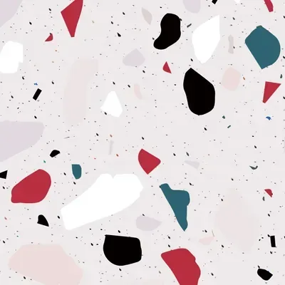 Pastel Terrazzo custom photo booth backdrop, design PB-C094
