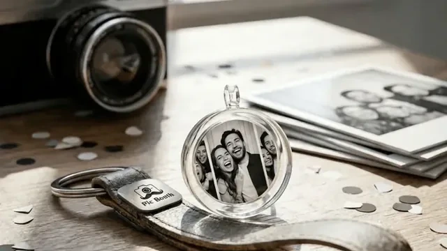 Photo Booth Keychain Station
