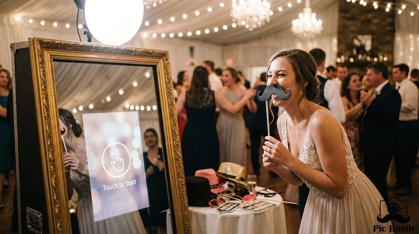 Magic Mirror Wedding Photo Booth Burlington Ontario — Pic Booth