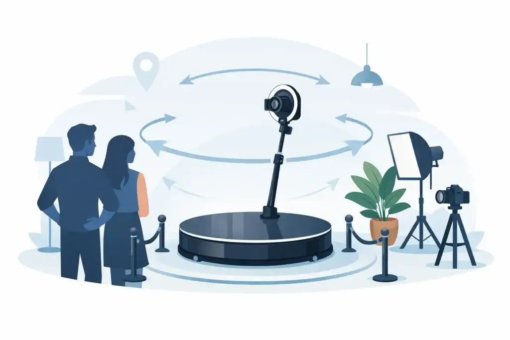 How Much Space for 360 Booth?