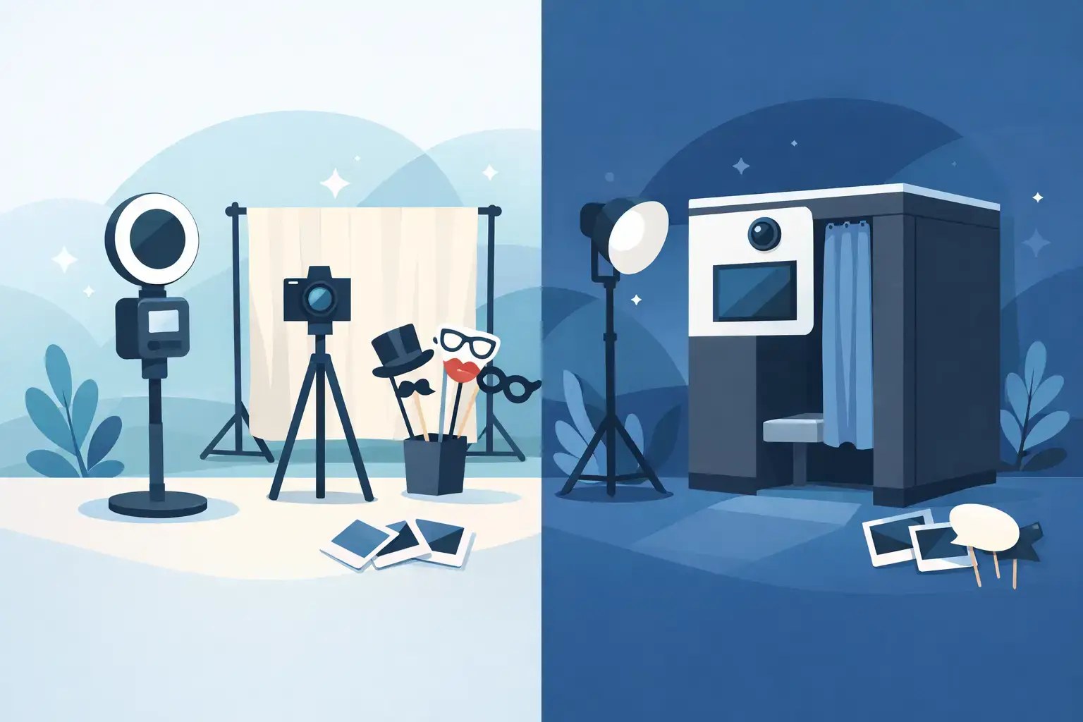 Open Air vs Enclosed Photo Booth