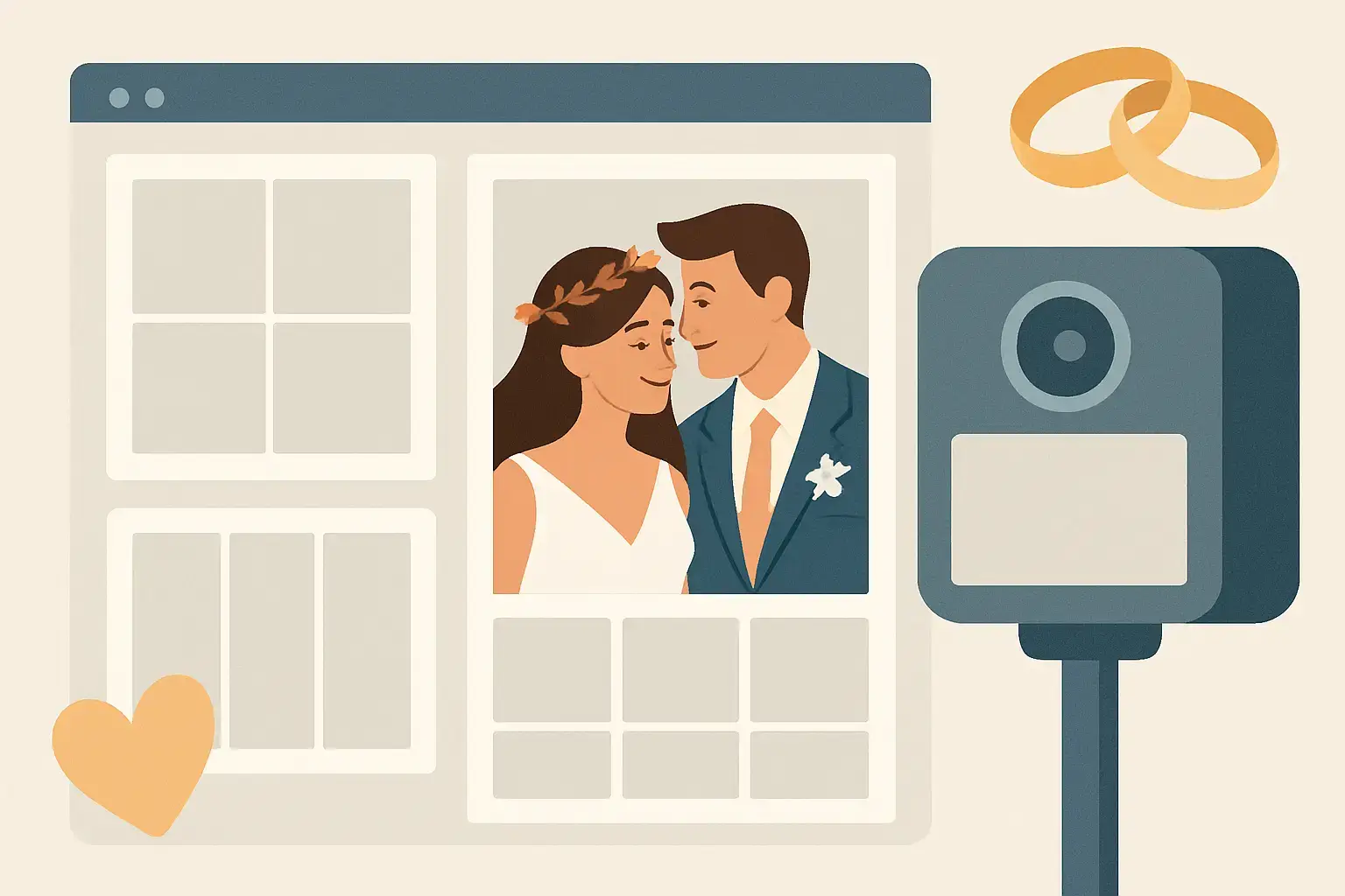 Photo Booth Templates That Feel Like Your Wedding