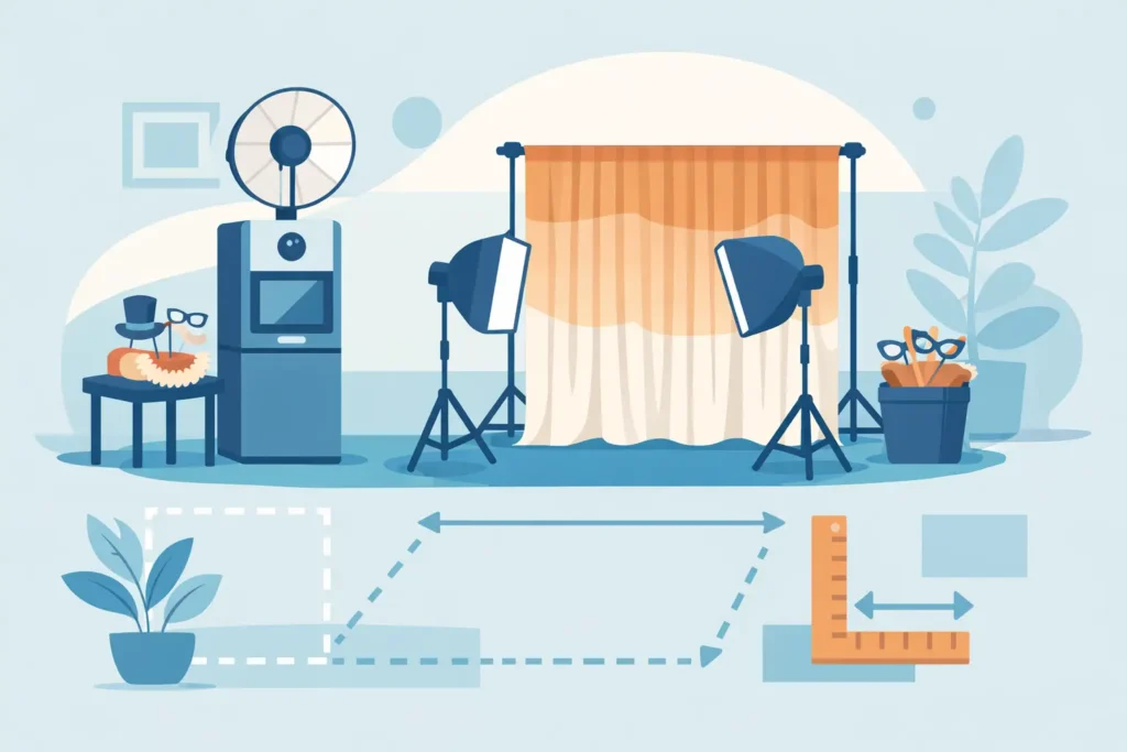 What Size Space for Photo Booth Setup?