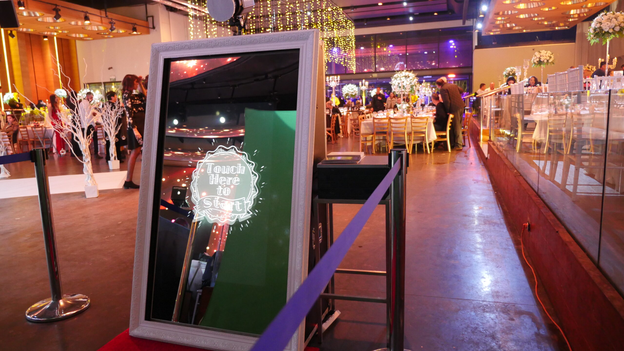 Wedding photo booth rental in Hamilton Ontario — Magic Mirror booth by Pic Booth
