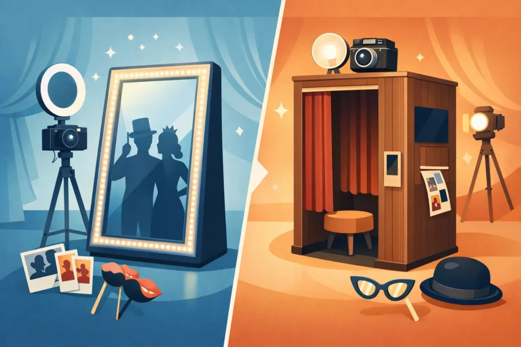 Magic Mirror vs Retro Booth: Which Fits?