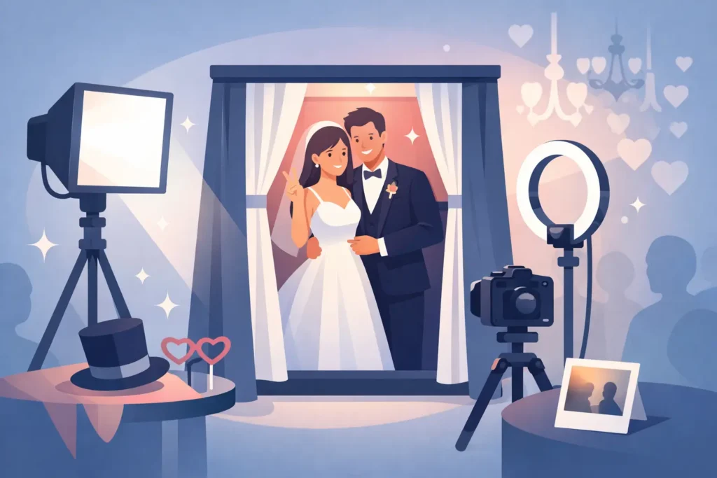 Photo Booth Lighting Quality for Weddings