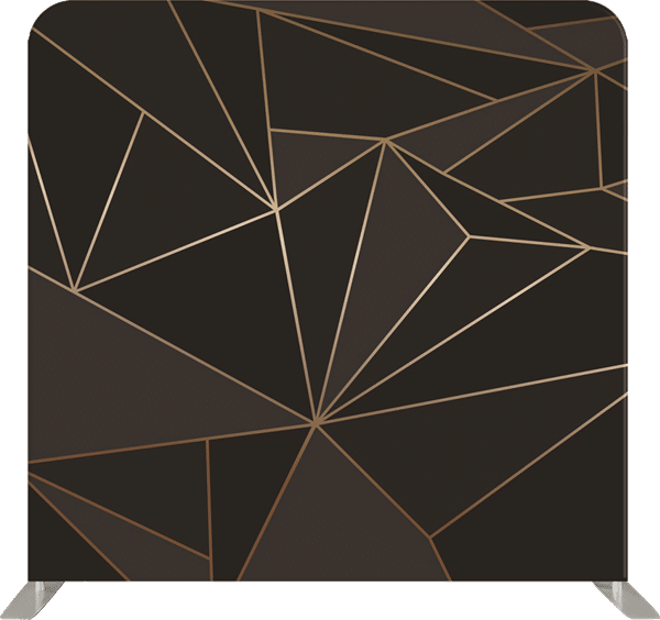 Black Geometric photo booth backdrop