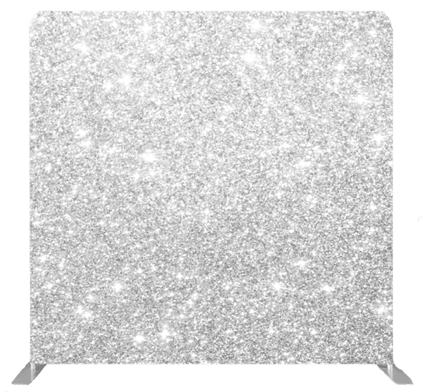 Silver Glitter photo booth backdrop
