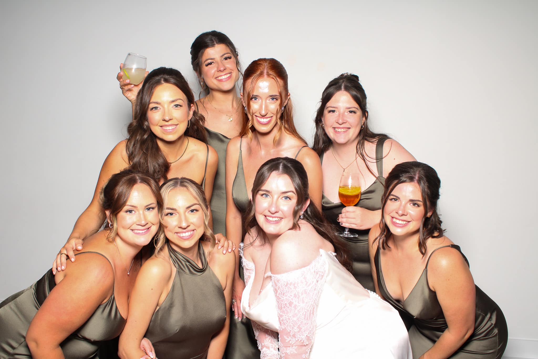 Photo booth prints and props at a St. Catharines wedding reception