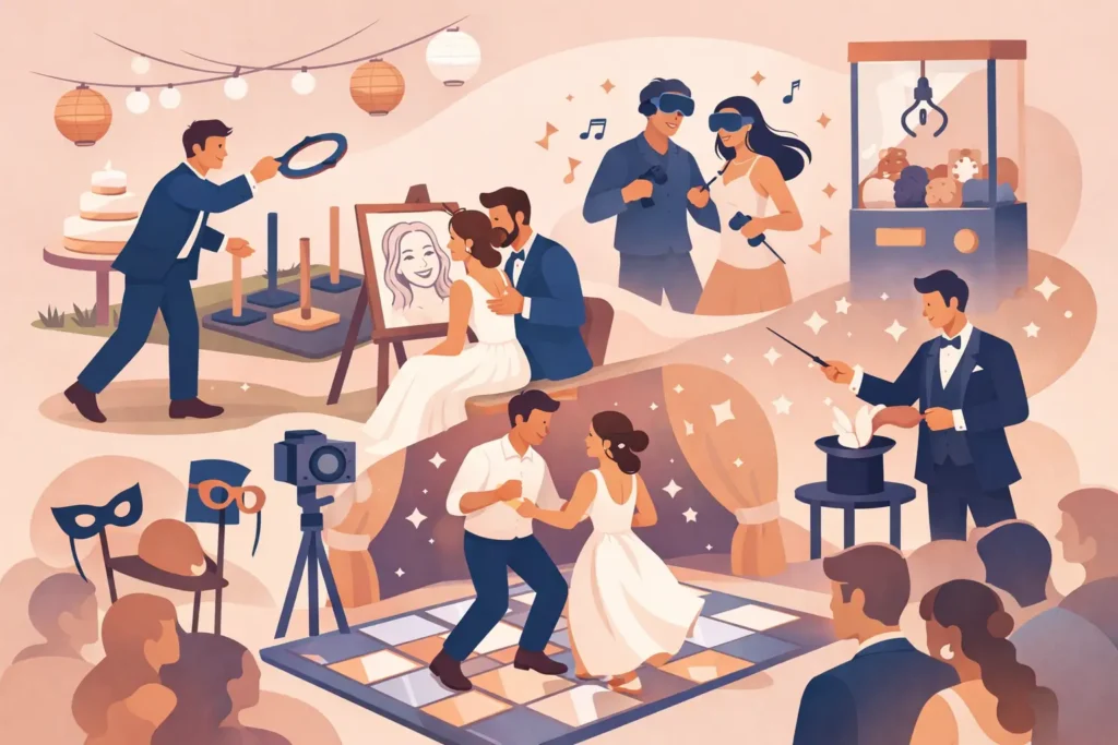 7 Interactive Wedding Entertainment Trends