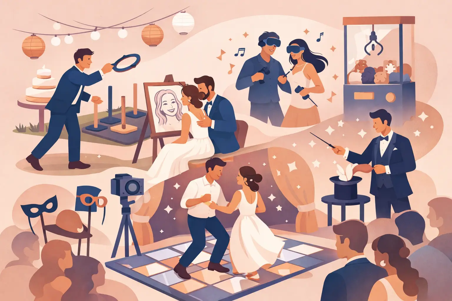 7 Interactive Wedding Entertainment Trends