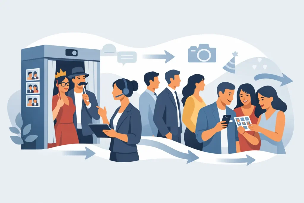 How to Plan Photo Booth Guest Flow