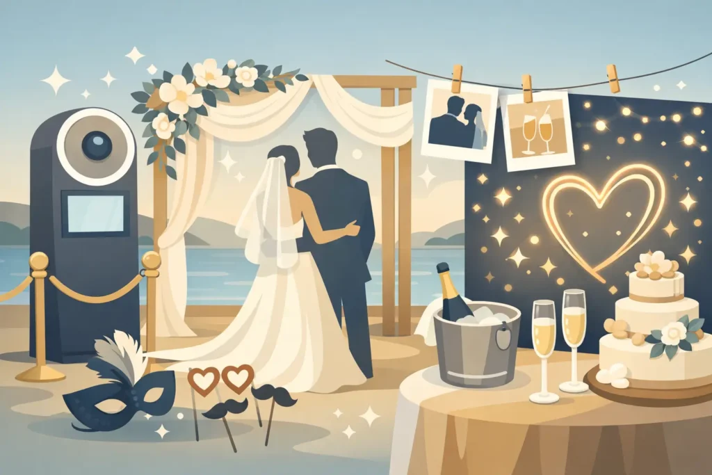 Oakville Luxury Wedding Photo Booth Ideas