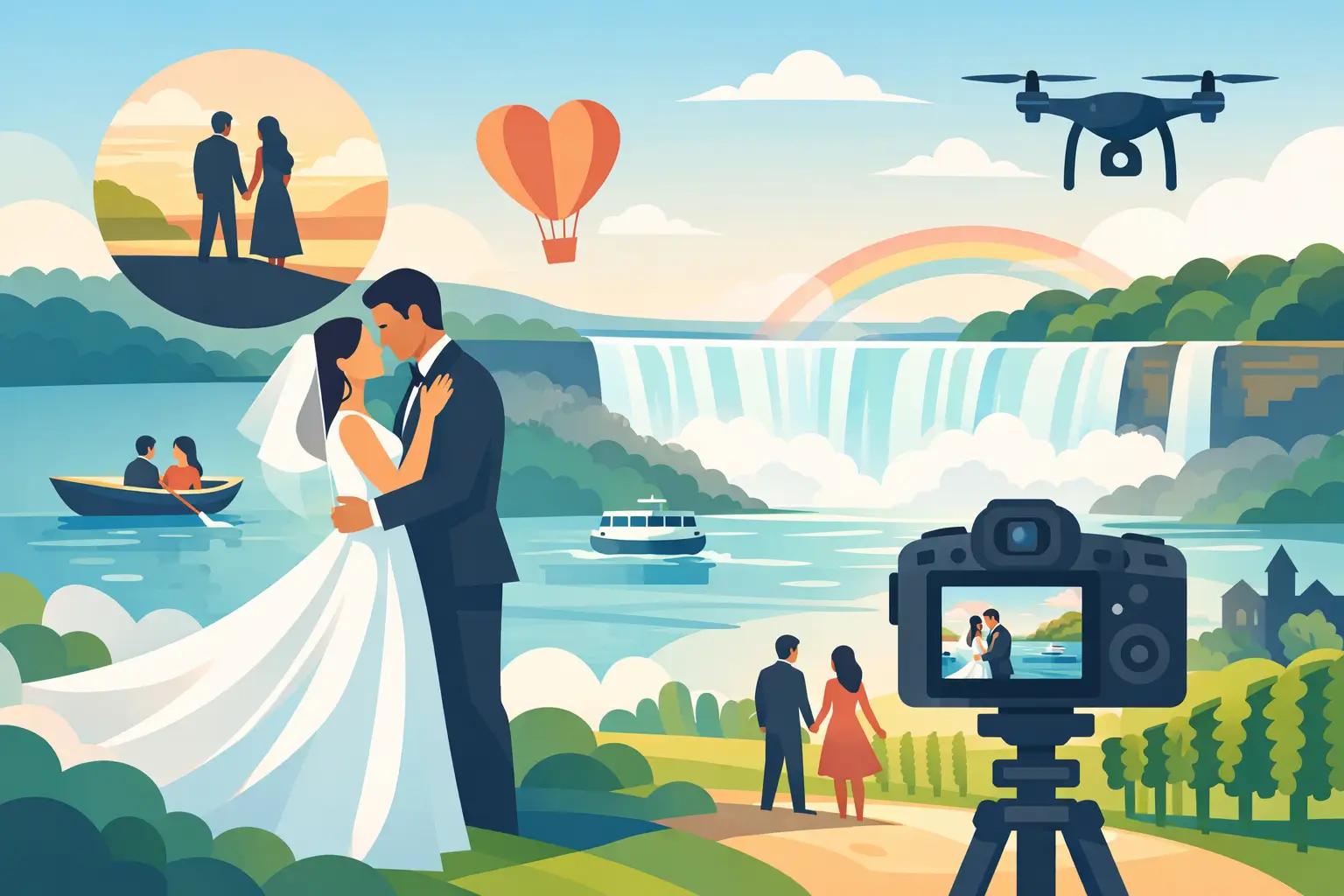 10 Niagara Wedding Photo Experience Ideas