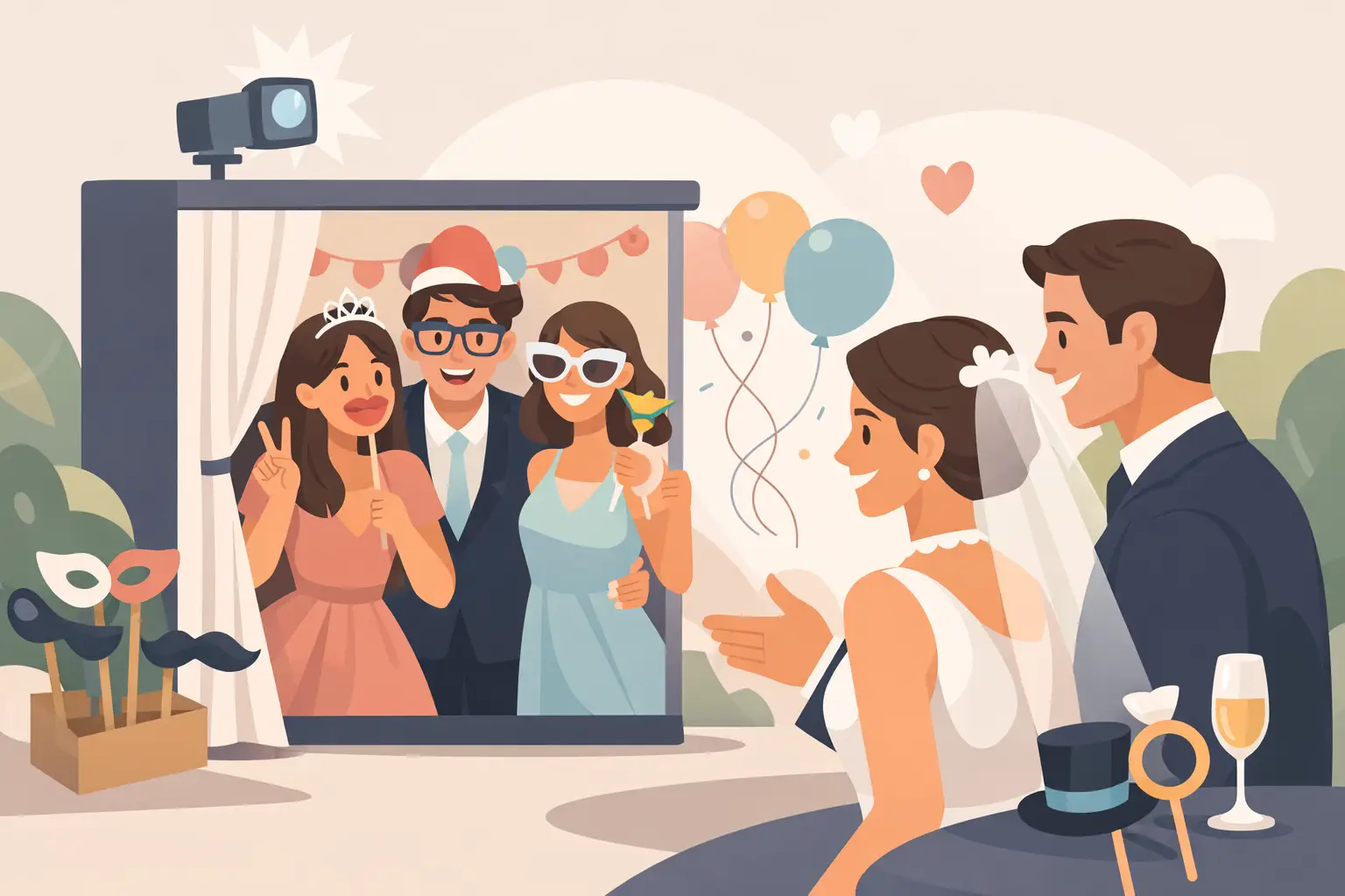 Wedding Photo Booth Etiquette for Happy Guests